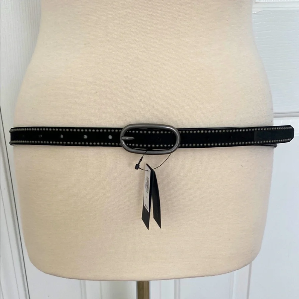 Banana Republic Daze Skinny Leather Studded Belt Size Small